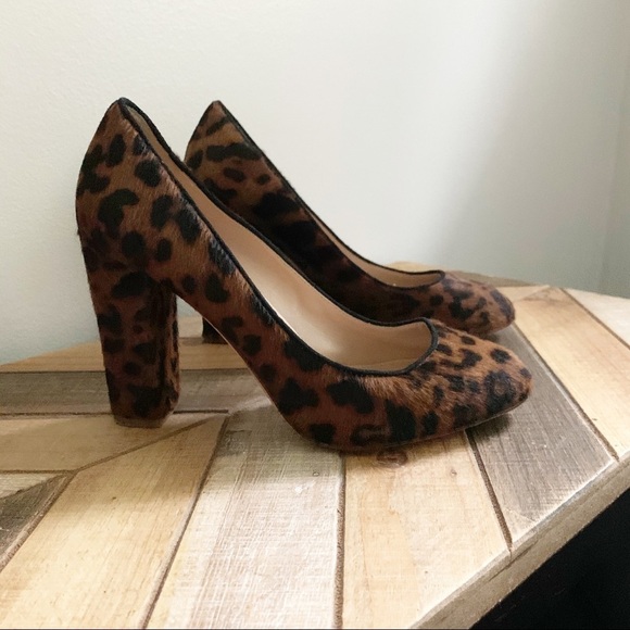 J. Crew Collection Etta Leopard Heels - Picture 2 of 13